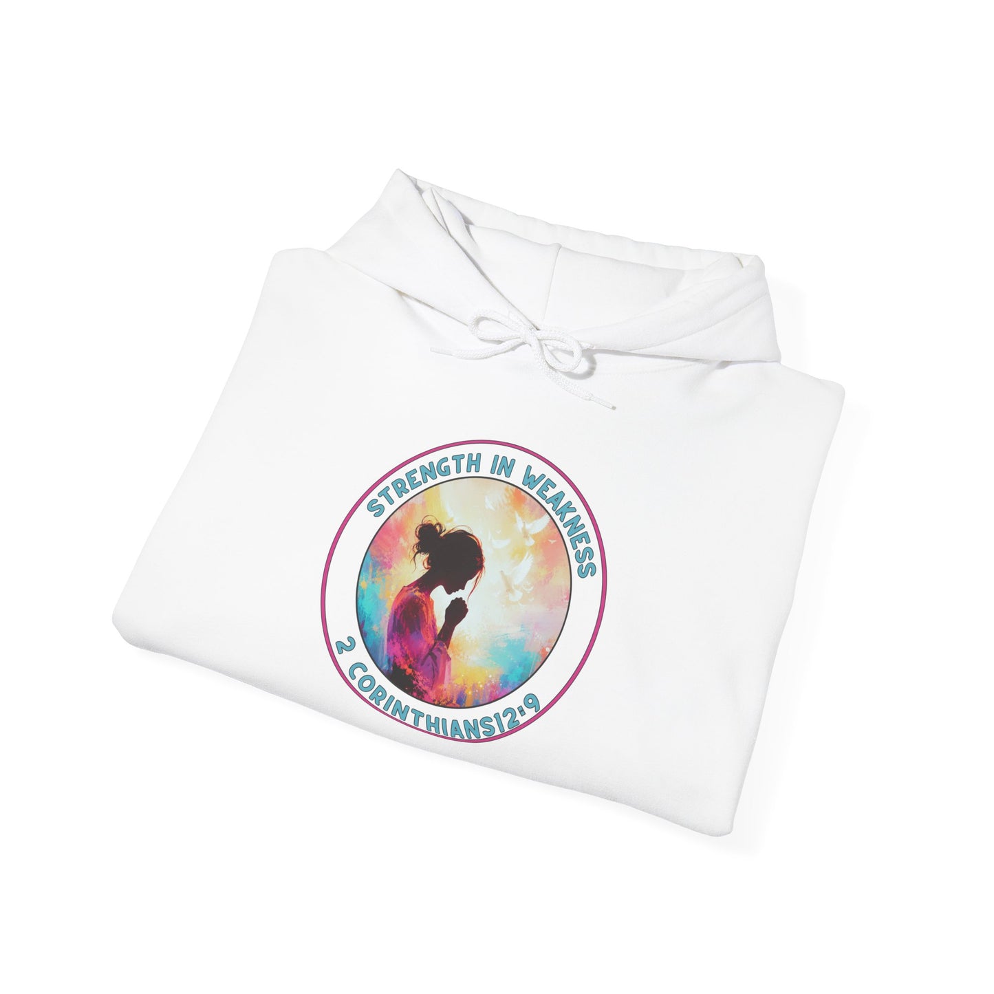 Faith Hoodie | Strength in Weakness | Christian Apparel