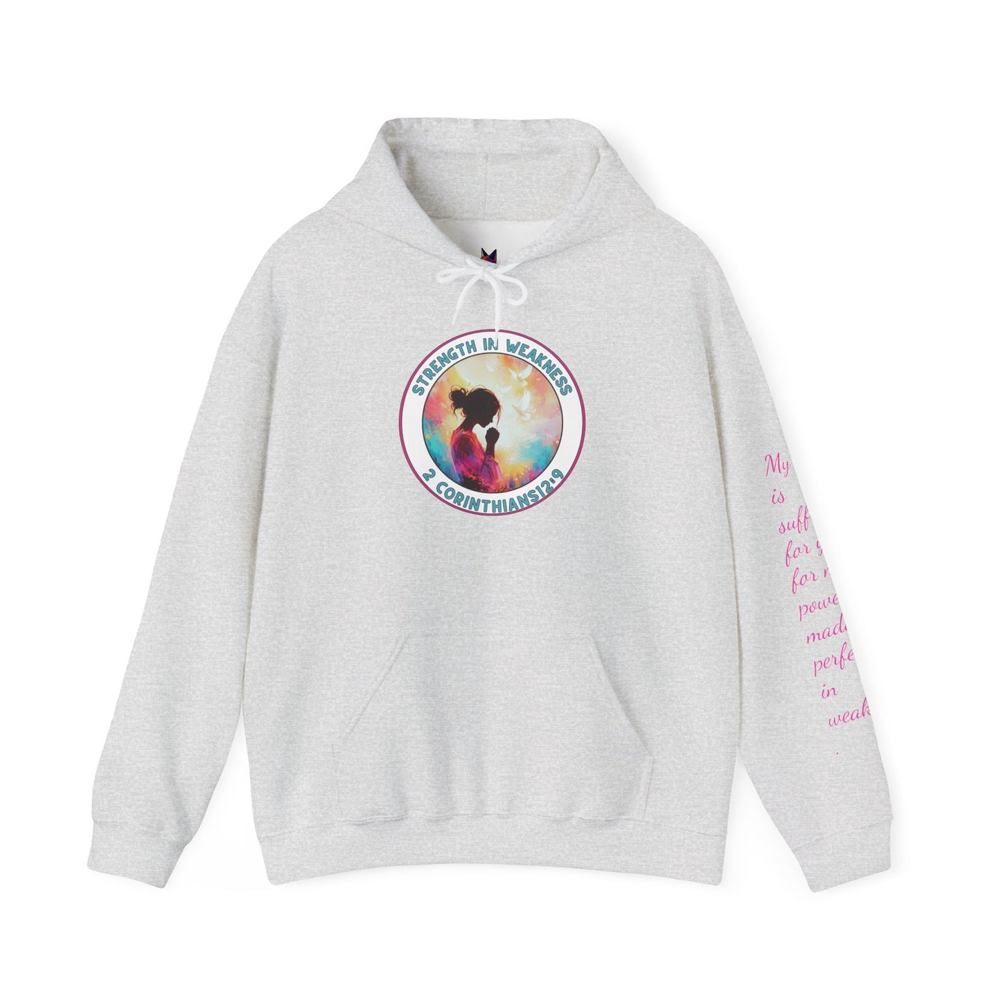 Faith Hoodie | Strength in Weakness | Christian Apparel