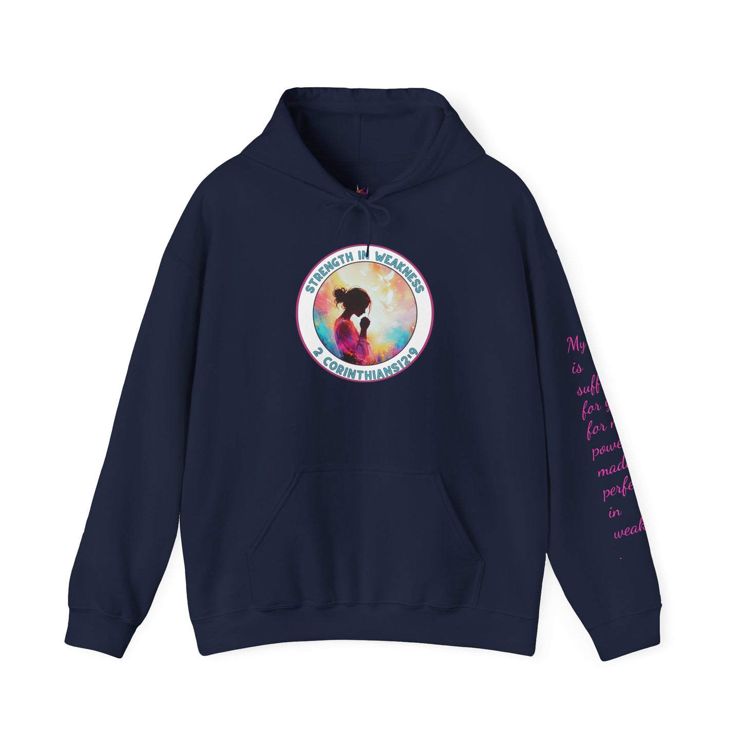 Faith Hoodie | Strength in Weakness | Christian Apparel
