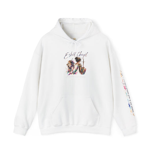 Eshet Chayil Crewneck Sweatshirt | Proverbs 31 Woman of Valor | Christian Sweatshirt | She Laughs Without Fear of the Future