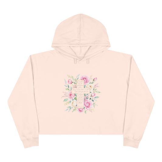 Consider the Wildflowers Hoodie | Luke 12:27 Christian Floral Cross Sweatshirt | Faith-Inspired Women's Hoodie