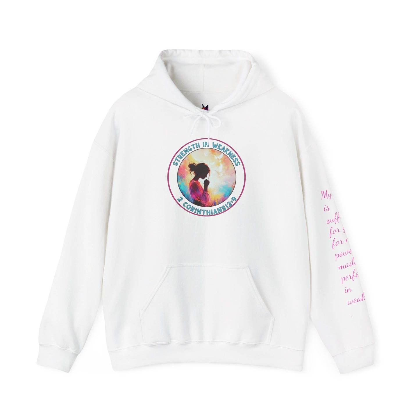 Faith Hoodie | Strength in Weakness | Christian Apparel