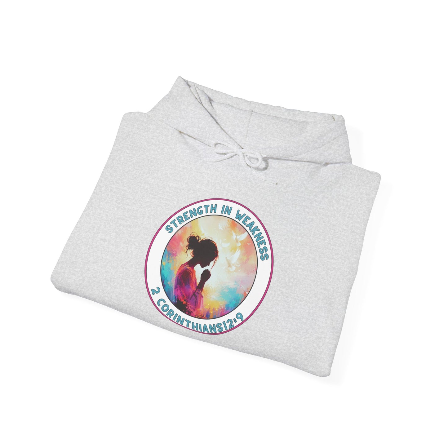 Faith Hoodie | Strength in Weakness | Christian Apparel