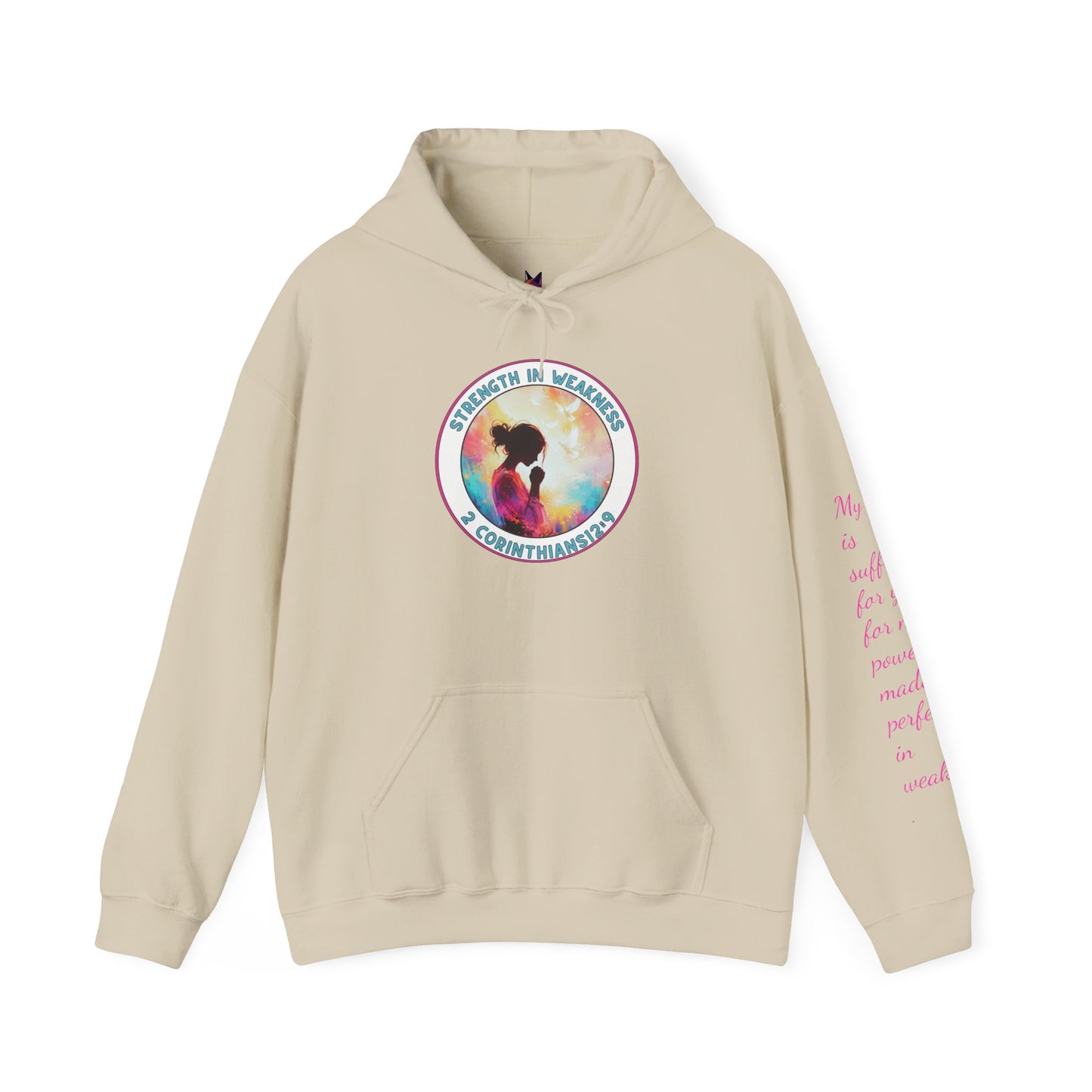 Faith Hoodie | Strength in Weakness | Christian Apparel