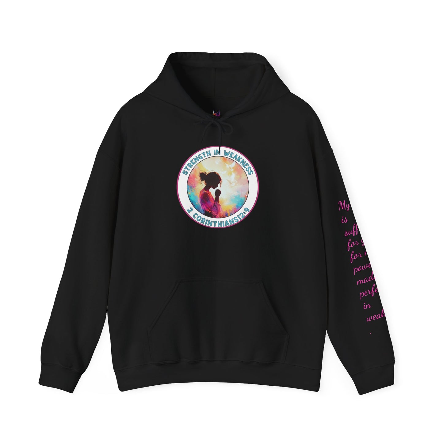 Faith Hoodie | Strength in Weakness | Christian Apparel
