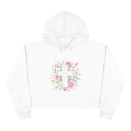 Consider the Wildflowers Hoodie | Luke 12:27 Christian Floral Cross Sweatshirt | Faith-Inspired Women's Hoodie