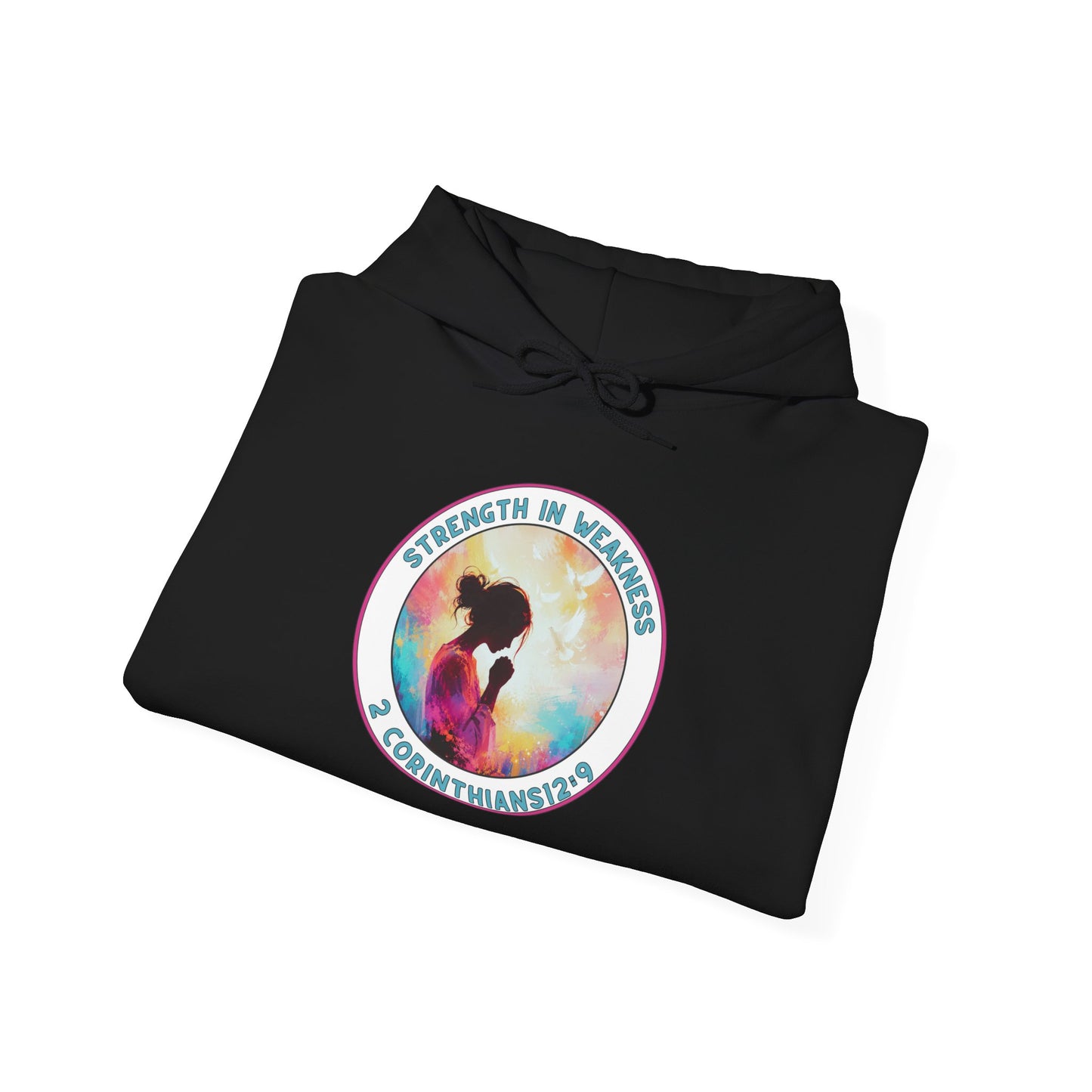 Faith Hoodie | Strength in Weakness | Christian Apparel
